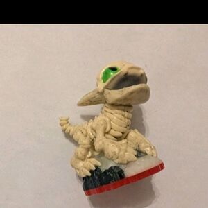 Cream and Green Gaming Figurine